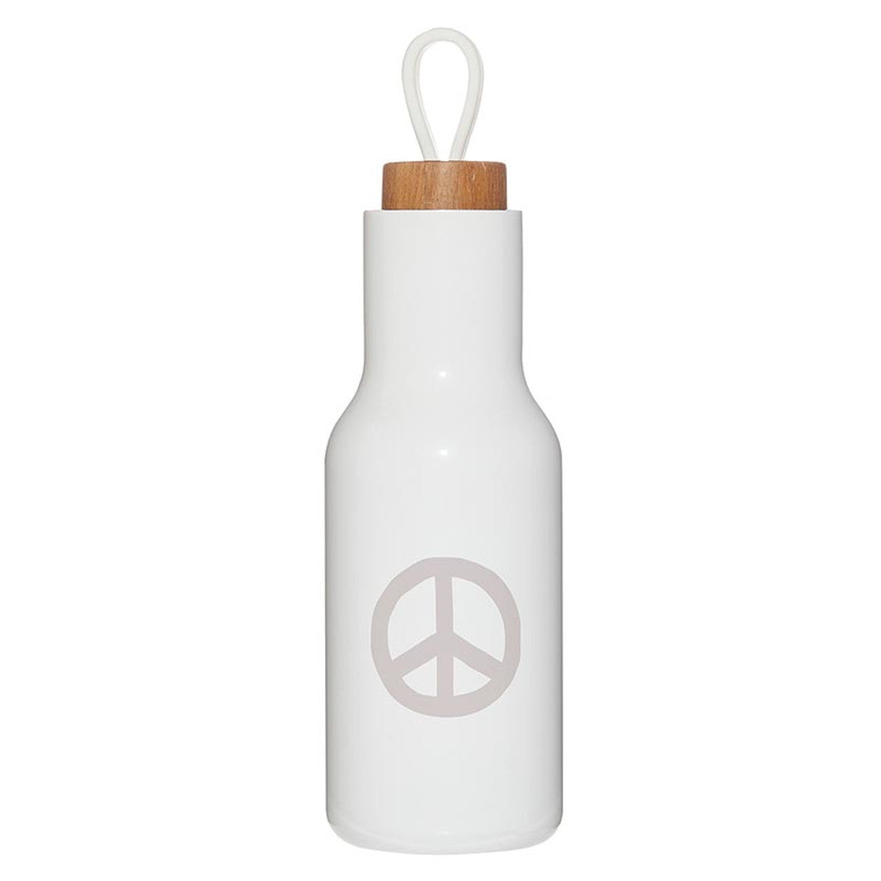 Peace Sign Stainless Steel Water Bottle | Insulated Water Canister | 20oz