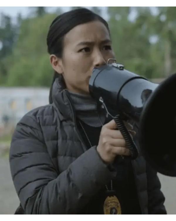 Peacemaker S02 Annie Chang Black Puffer Jacket
