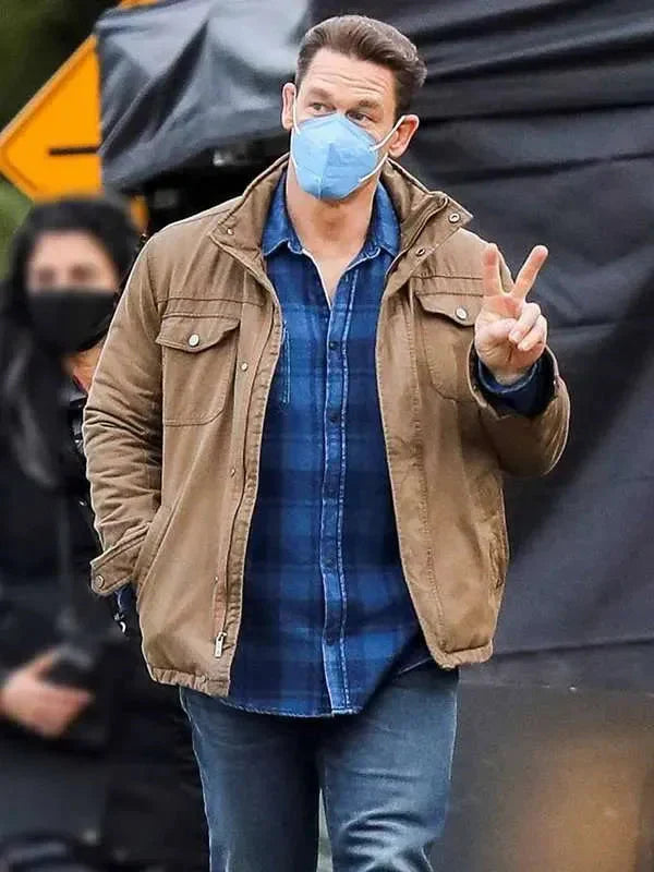 Peacemaker S02 John Cena Brown Jacket