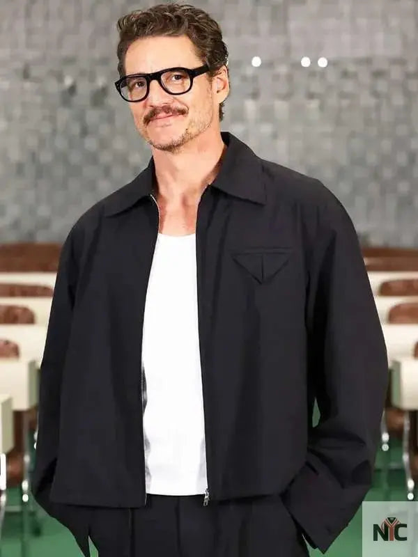 Pedro Pascal The Fantastic Four First Steps Black Jacket