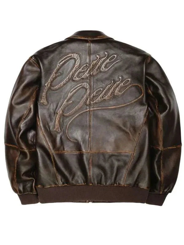 Pelle Pelle Two Tone Leather Jacket