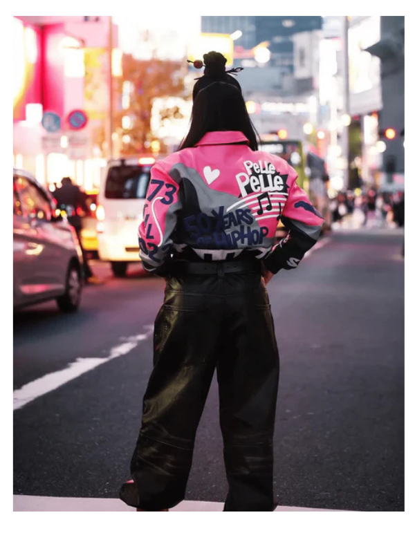 Pelle Pelle Women’s 50 Years Of Hip Hop Leather Jacket