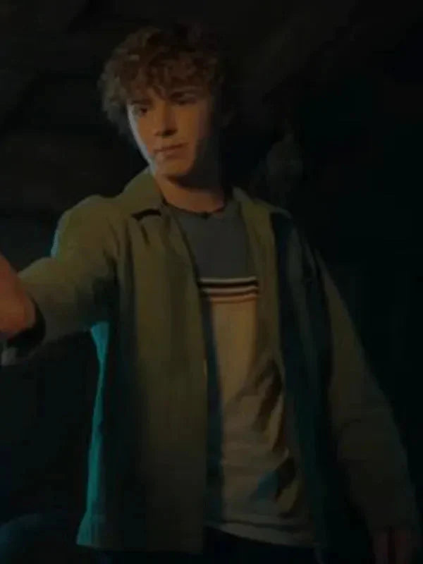 Percy Jackson and the Olympians Walker Scobell Green Jacket