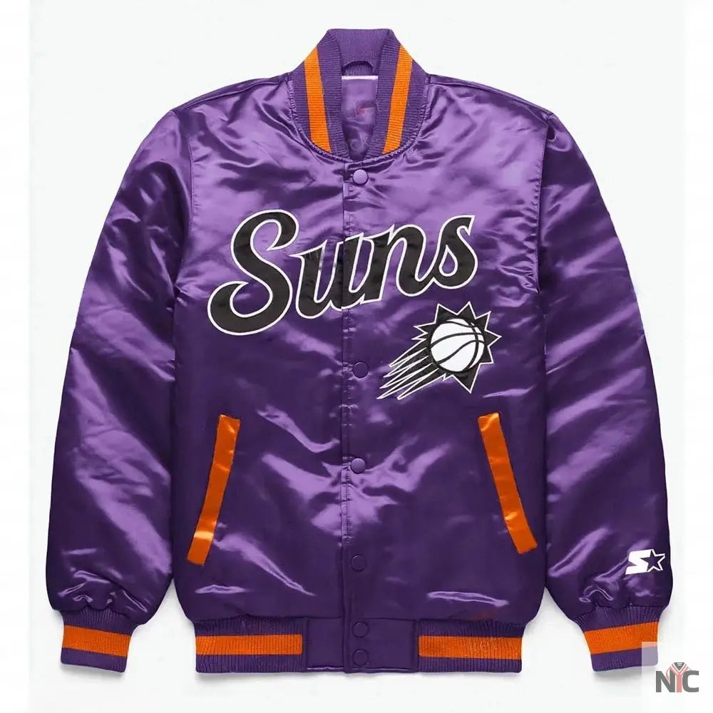 Phoenix Suns Exclusive Purple Satin Jacket