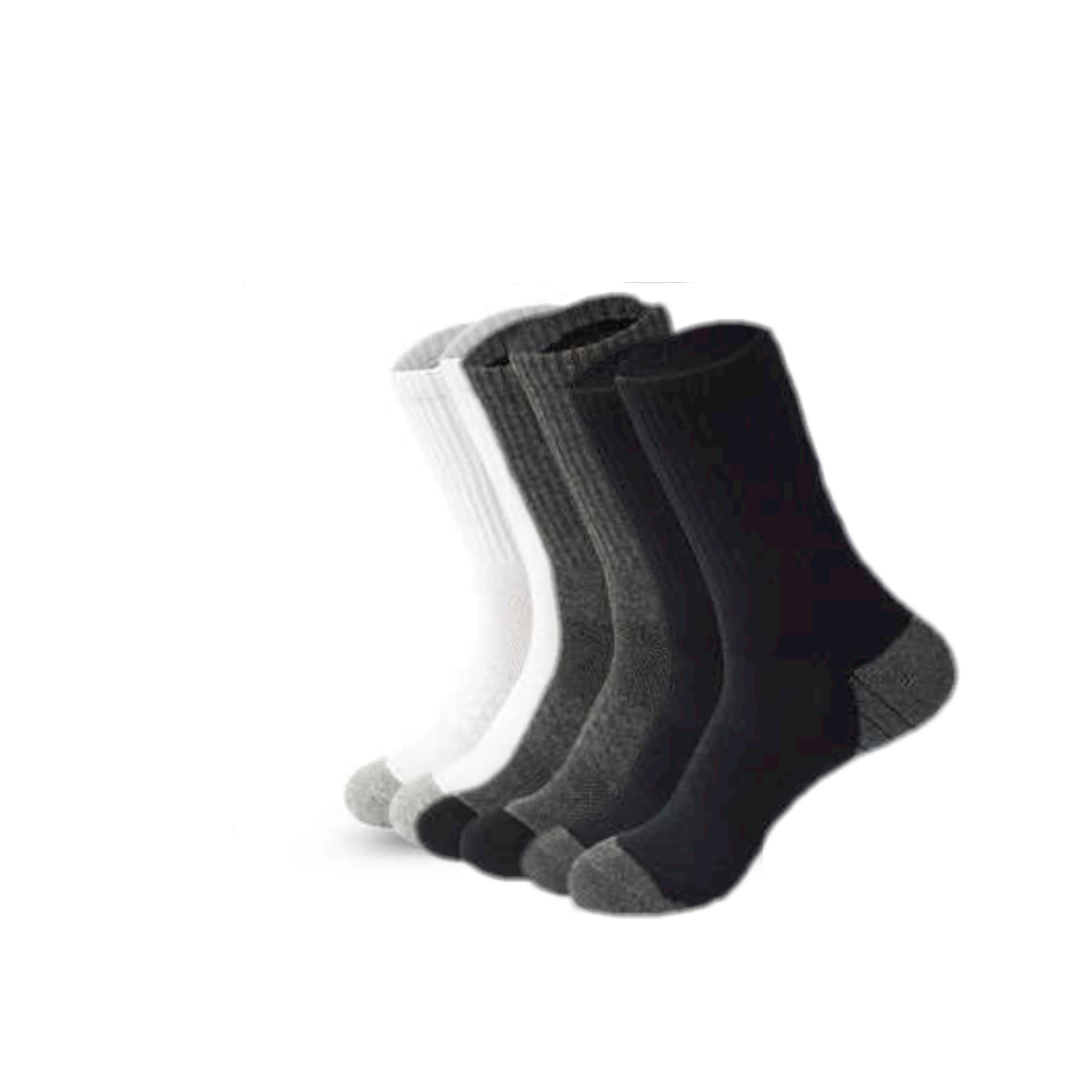 Men&amp;#39;s Comfort Rich Crew Cushion Socks Athletic Active 10-13 3 Color Bundle