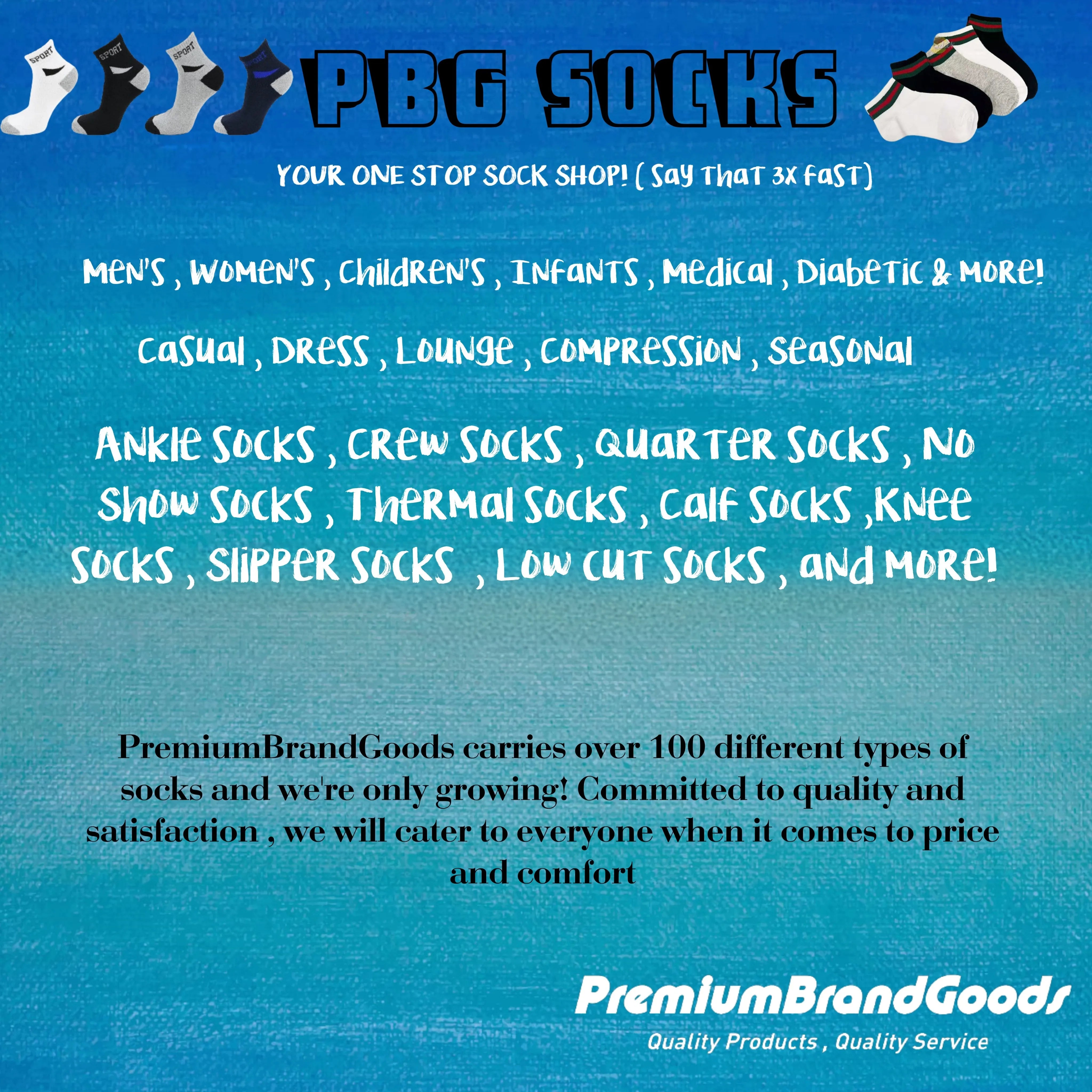 PBG Children Cotton Blend Low Cut Socks, 2-4 Size, Black &amp; White, Seamless, 6 or 12 Pack