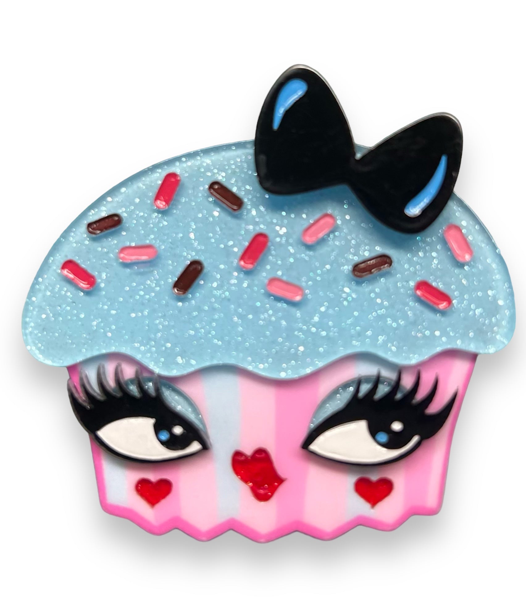 Cupcake Cutie Brooch by Miss Fluff x Lipstick &amp;amp; Chrome