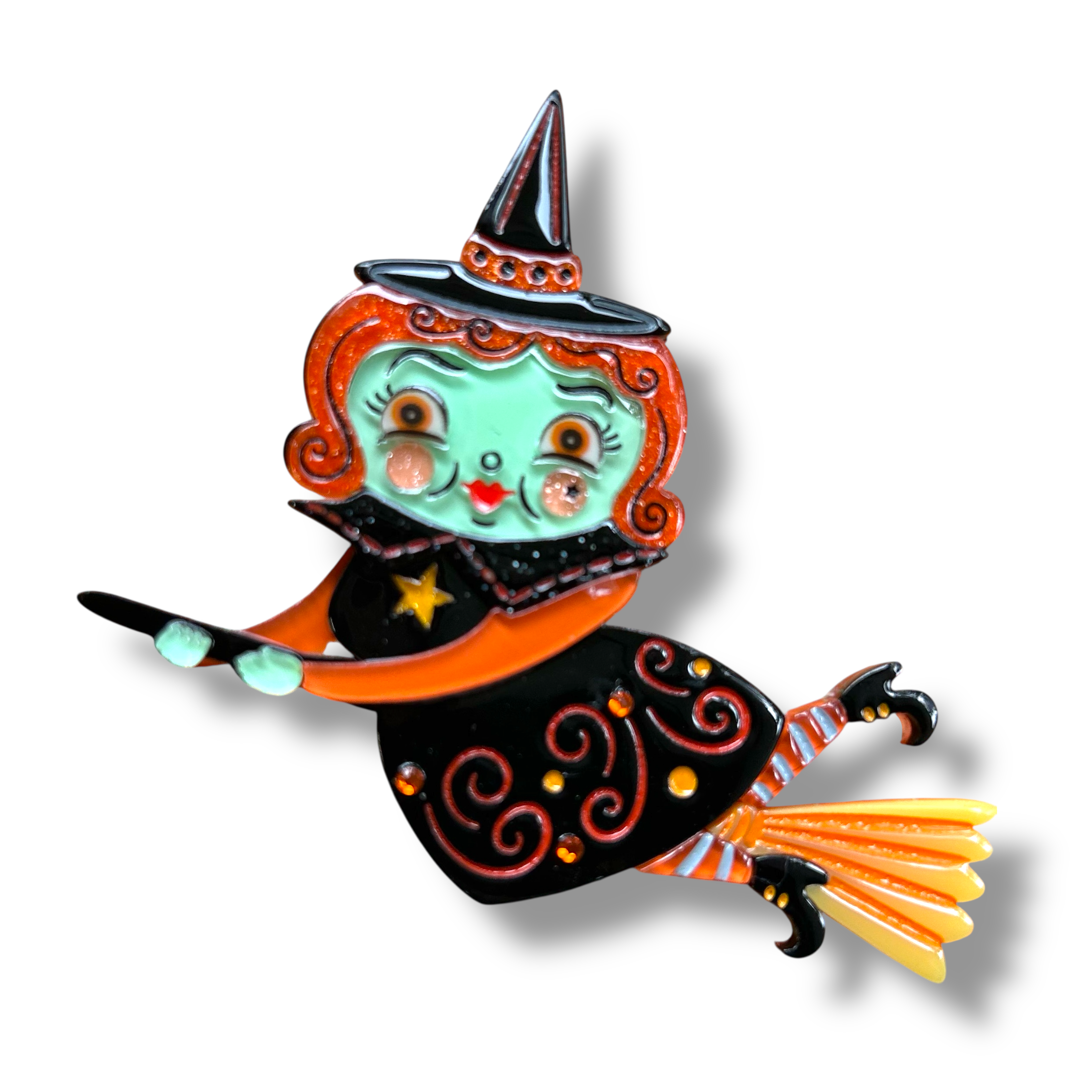 Broomhilda Brooch by Johanna Parker x Lipstick &amp;amp; Chrome