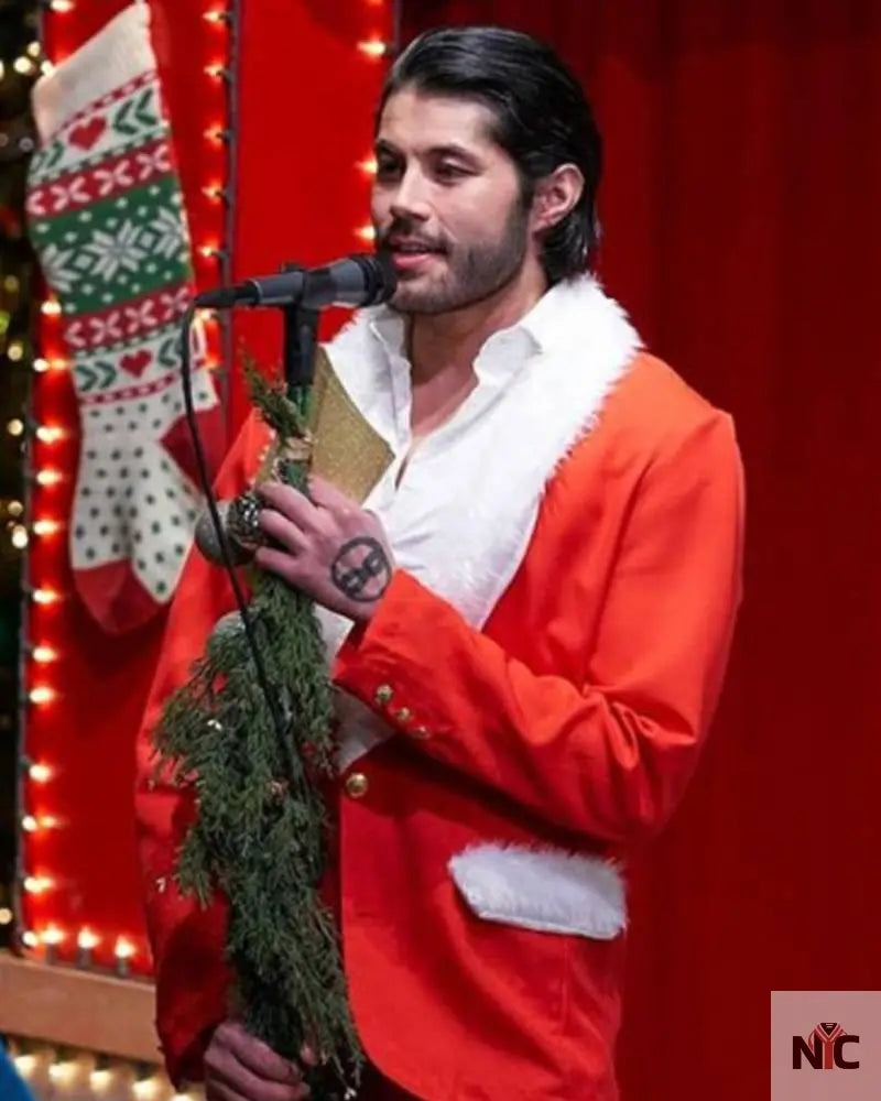 Pinij Nalampoon 12 Dates Of Christmas Red Blazer