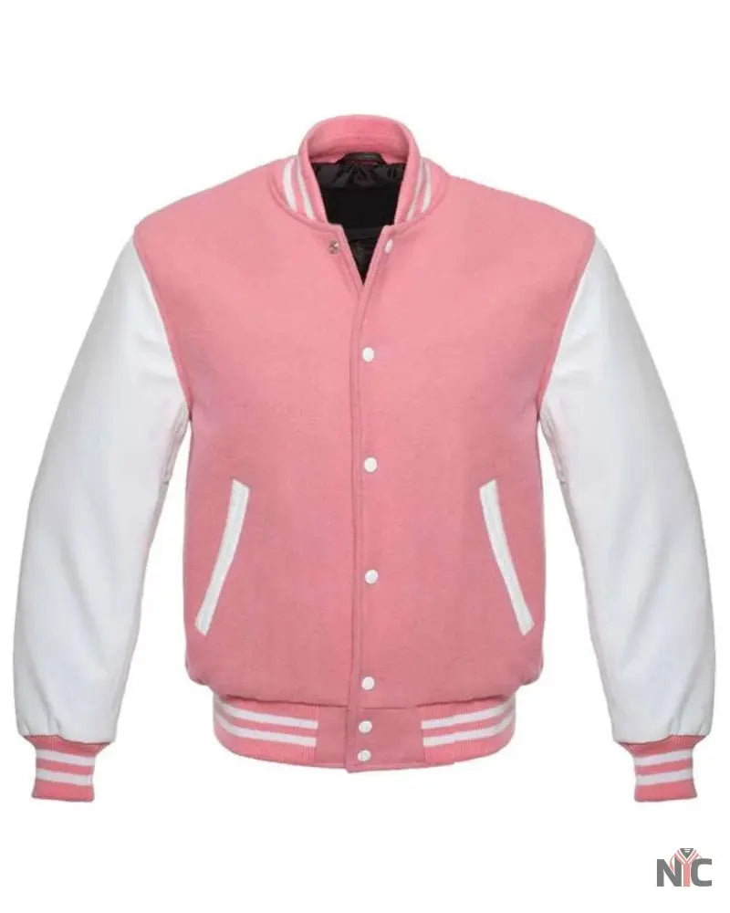 Pink Varsity Jacket