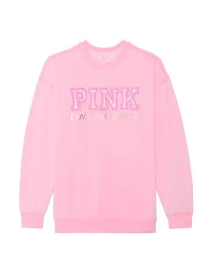 Pink x LoveShackFancy Crew Sweatshirt