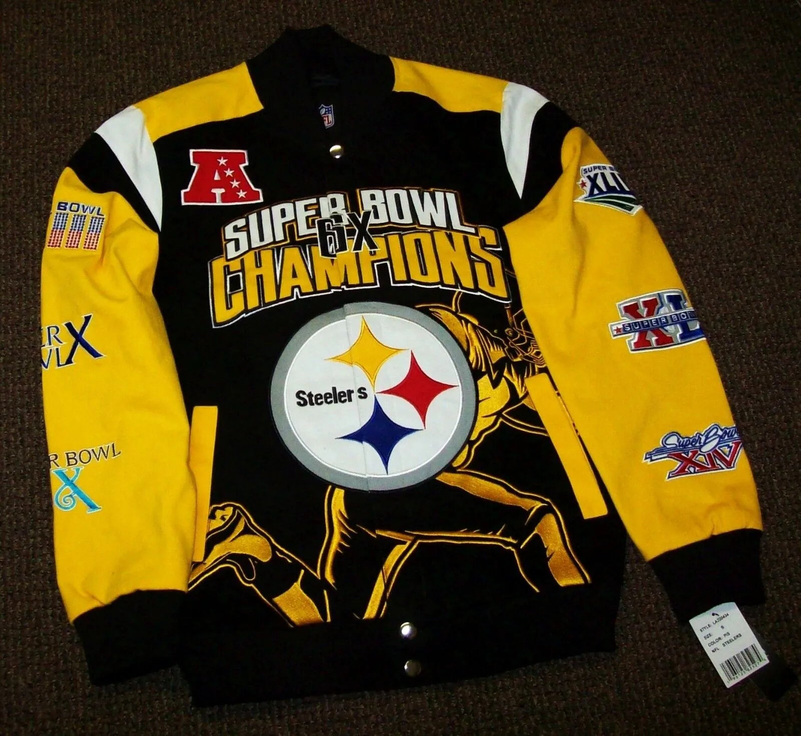 Pittsburgh Steelers Super Bowl Championship Jacket