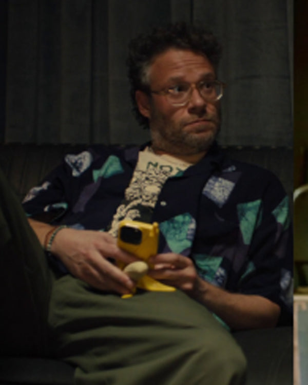 Platonic S02 Seth Rogen Blue Short Sleeve Shirt