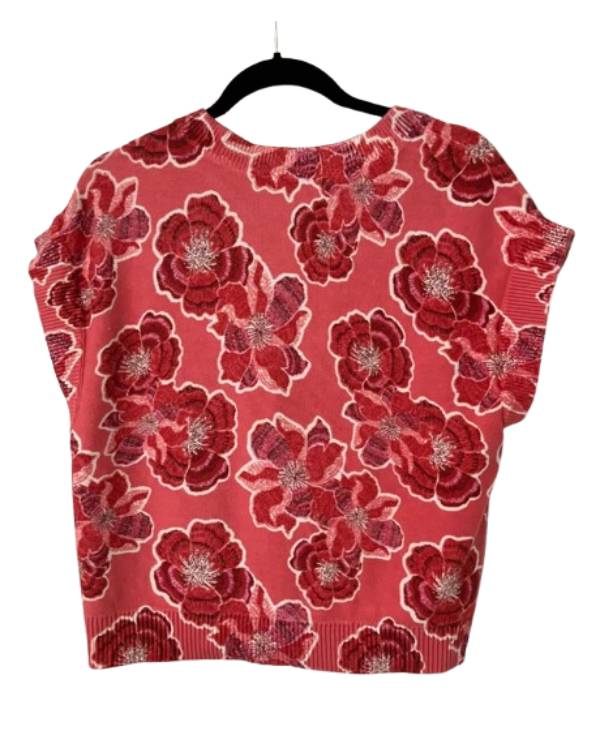Platonic Rachel Rosenbloom Crop Floral Top