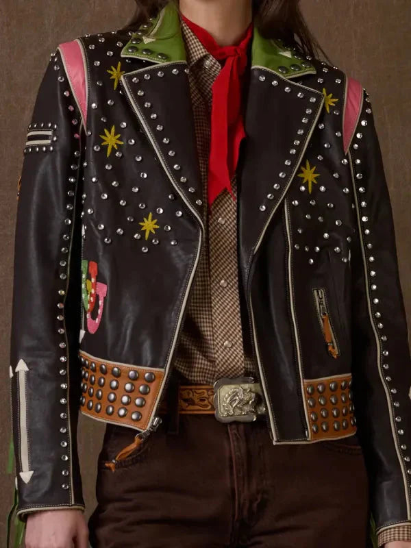 Women Rodeo Long Tall Texan Suede Jacket