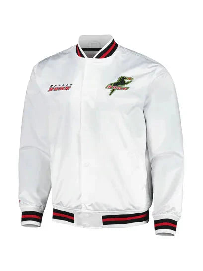 MLS FC Dallas Burn City White Varsity Jacket