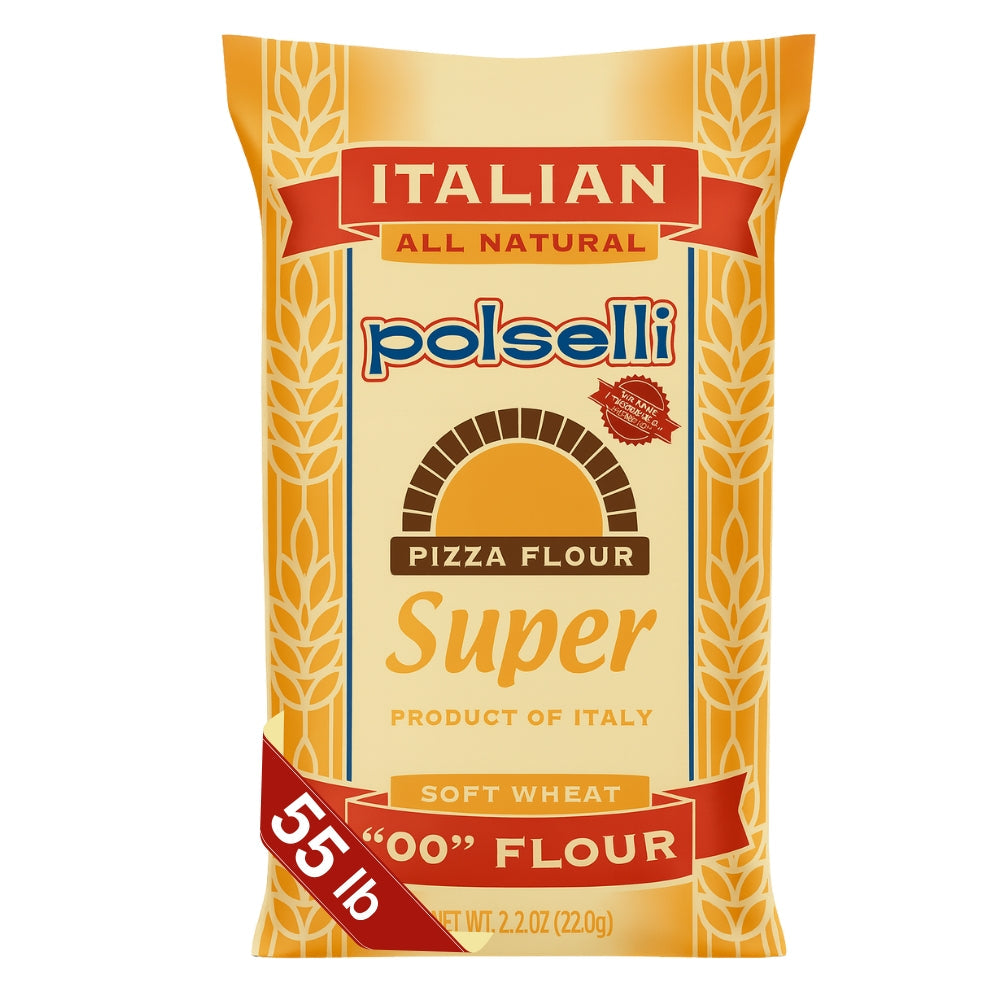 Polselli, Super Tipo 00 Pizza Flour, 55 lb (25 kg)