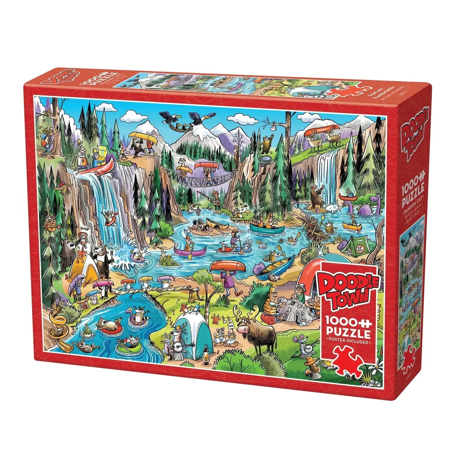 Portage Pandemonium 1000 Piece Jigsaw Puzzle Cobble Hill