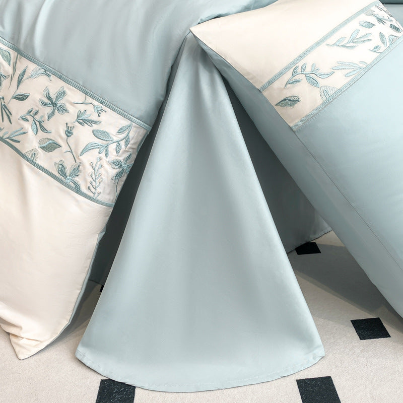 Premium French 100S Long-Staple Cotton Embroidered Bedding Set | 3CARATS