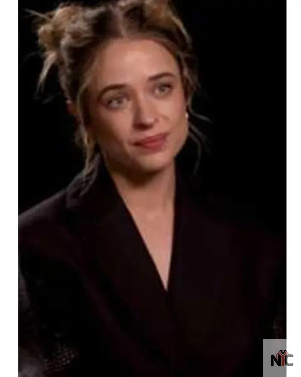 Press Junket 2025 Raechelle Banno Black Hourglass Blazer