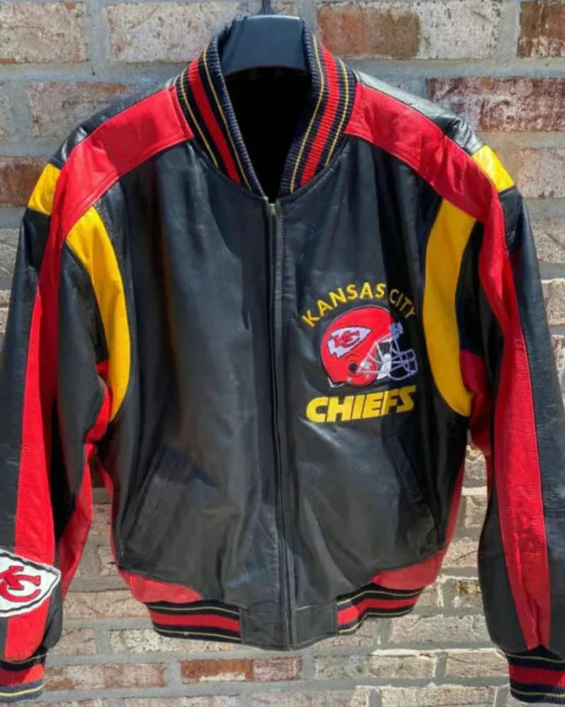 G-III Vtg NFL Kansas City Chiefs Leather Jacket