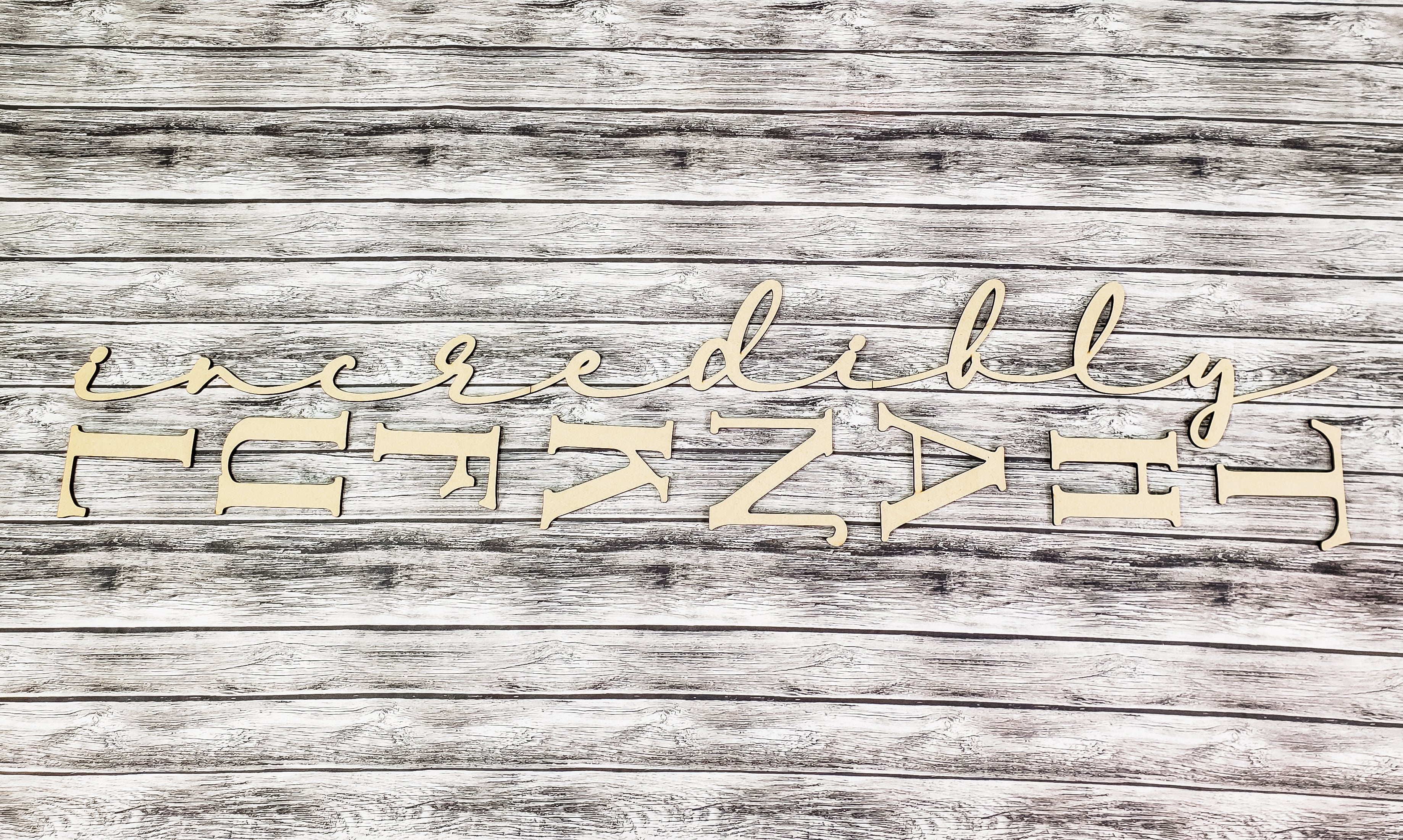 Incredibly THANKFUL Porch Leaner Kit