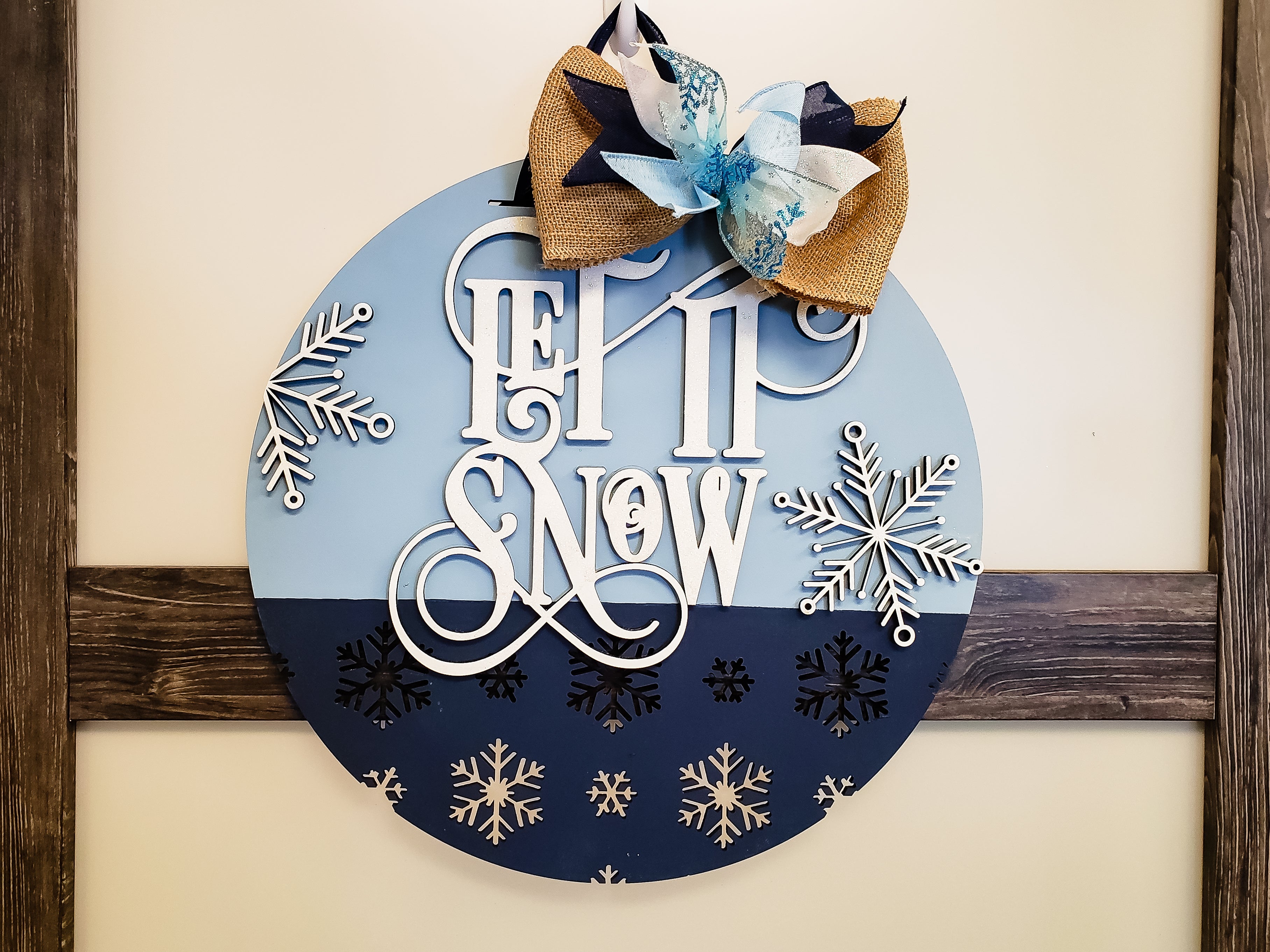 Let it Snow - Blue