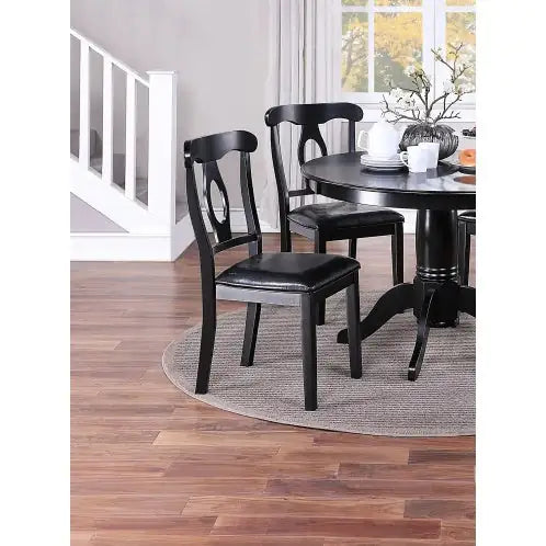 (.24) Style Loft Collection Classic Round 5pc Dining Set