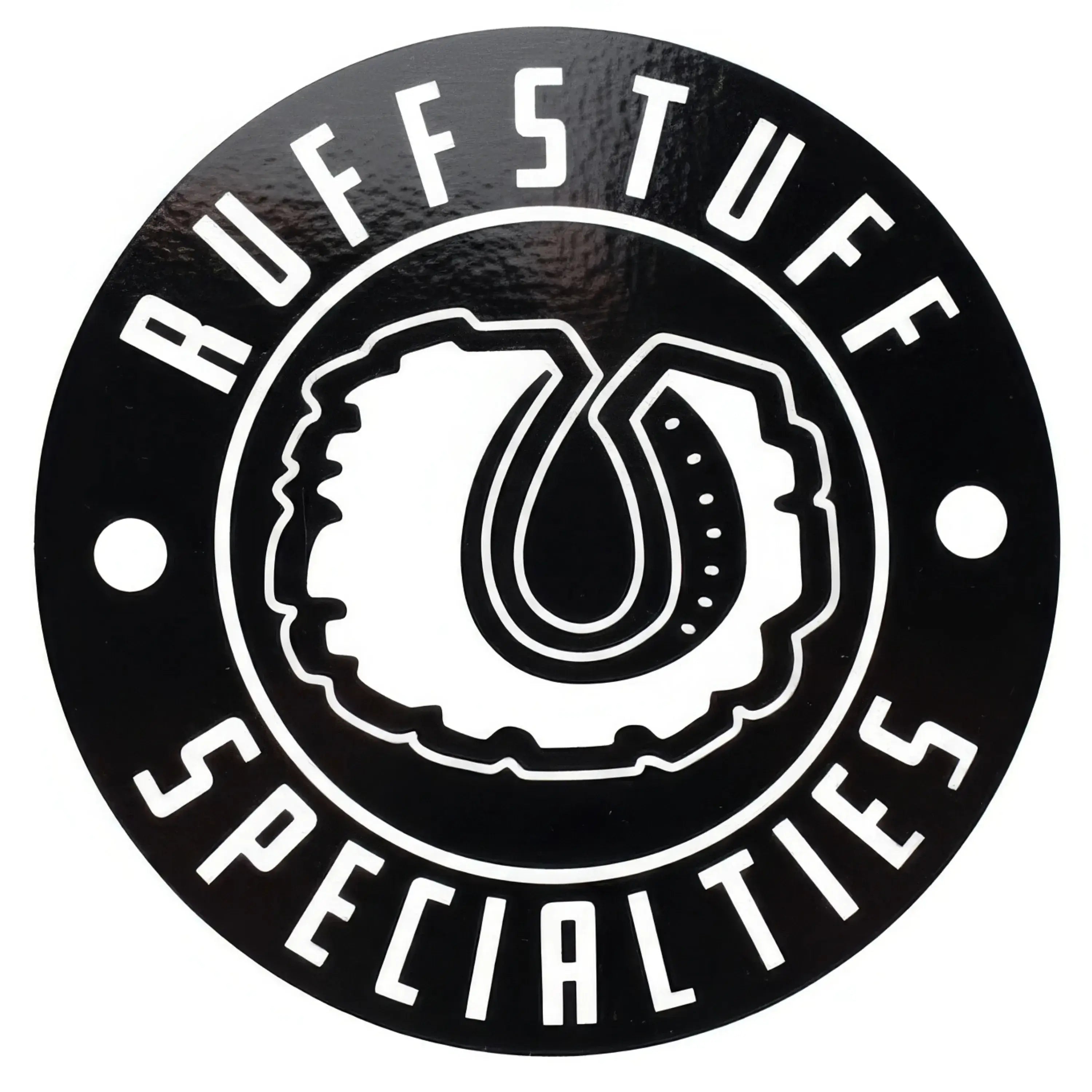 Ruffstuff Logo Round Sticker