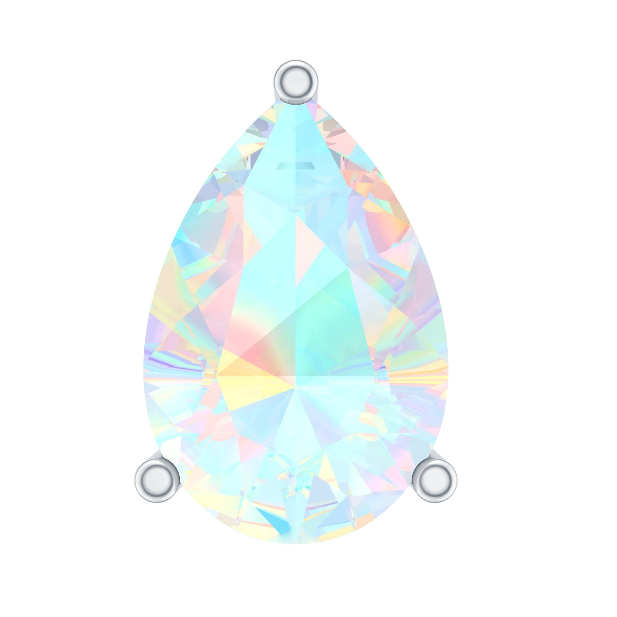 Dainty Ethiopian Opal Teardrop Earring for Helix Piercing