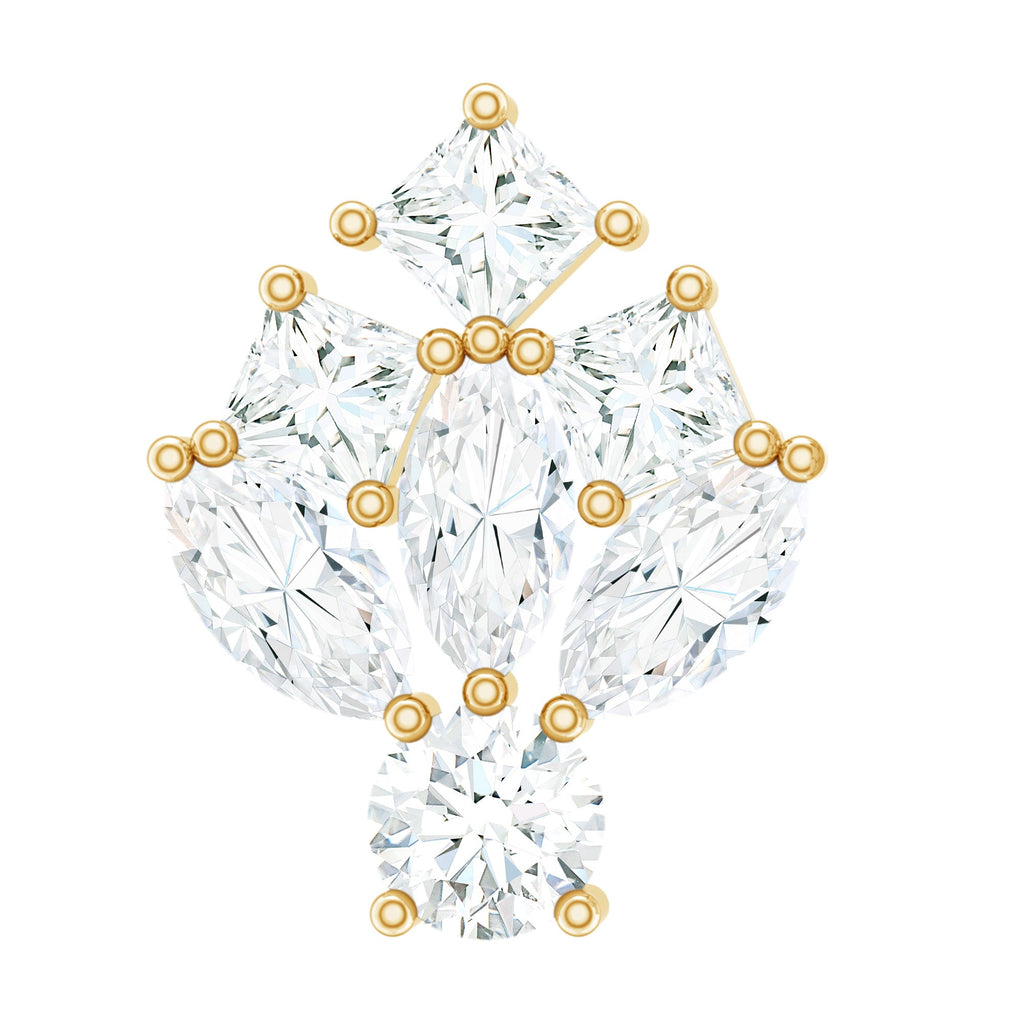 Real Diamond Designer Earring for Cartilage Piercing