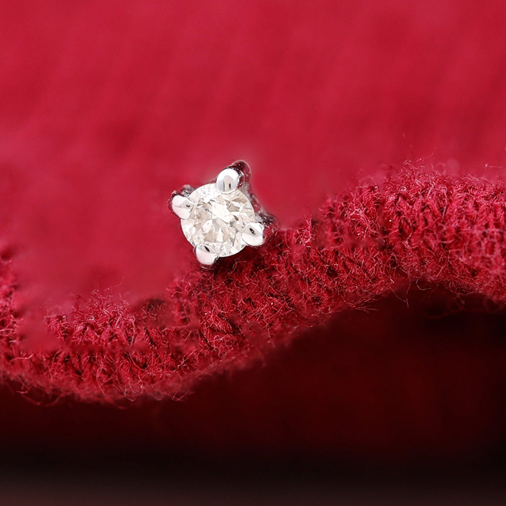 Natural Diamond Conch Piercing Earring