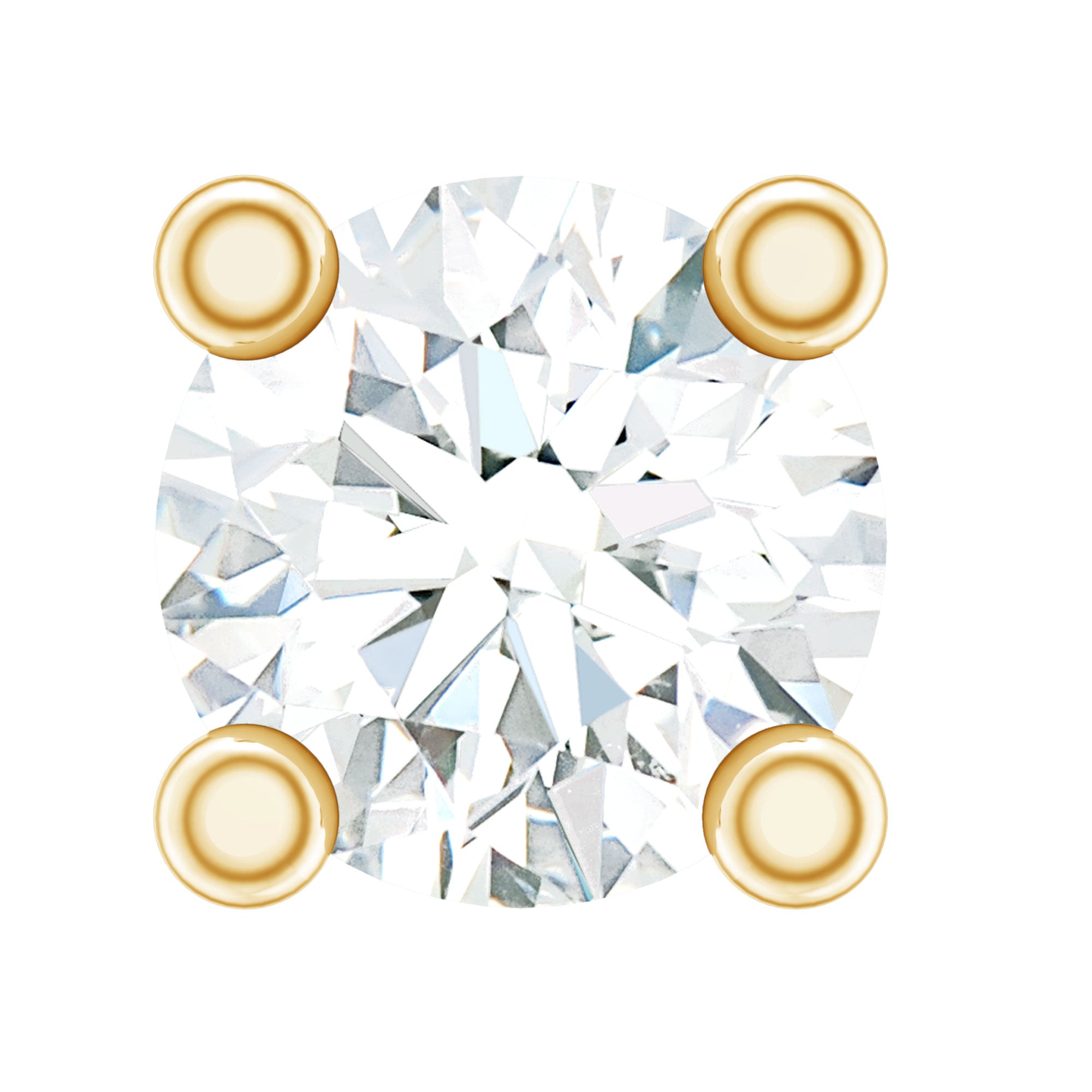 Natural Diamond Conch Piercing Earring