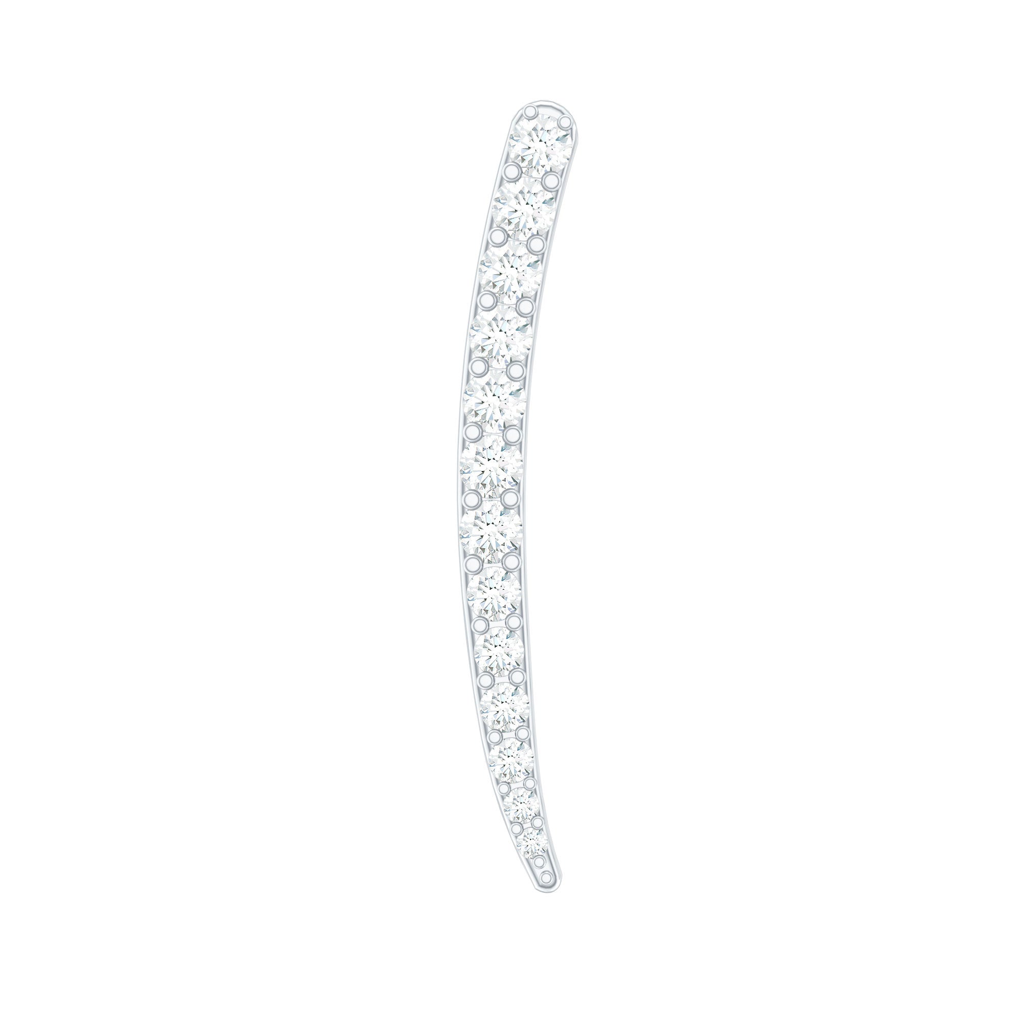 Graduated Style Diamond Climber Helix Earring