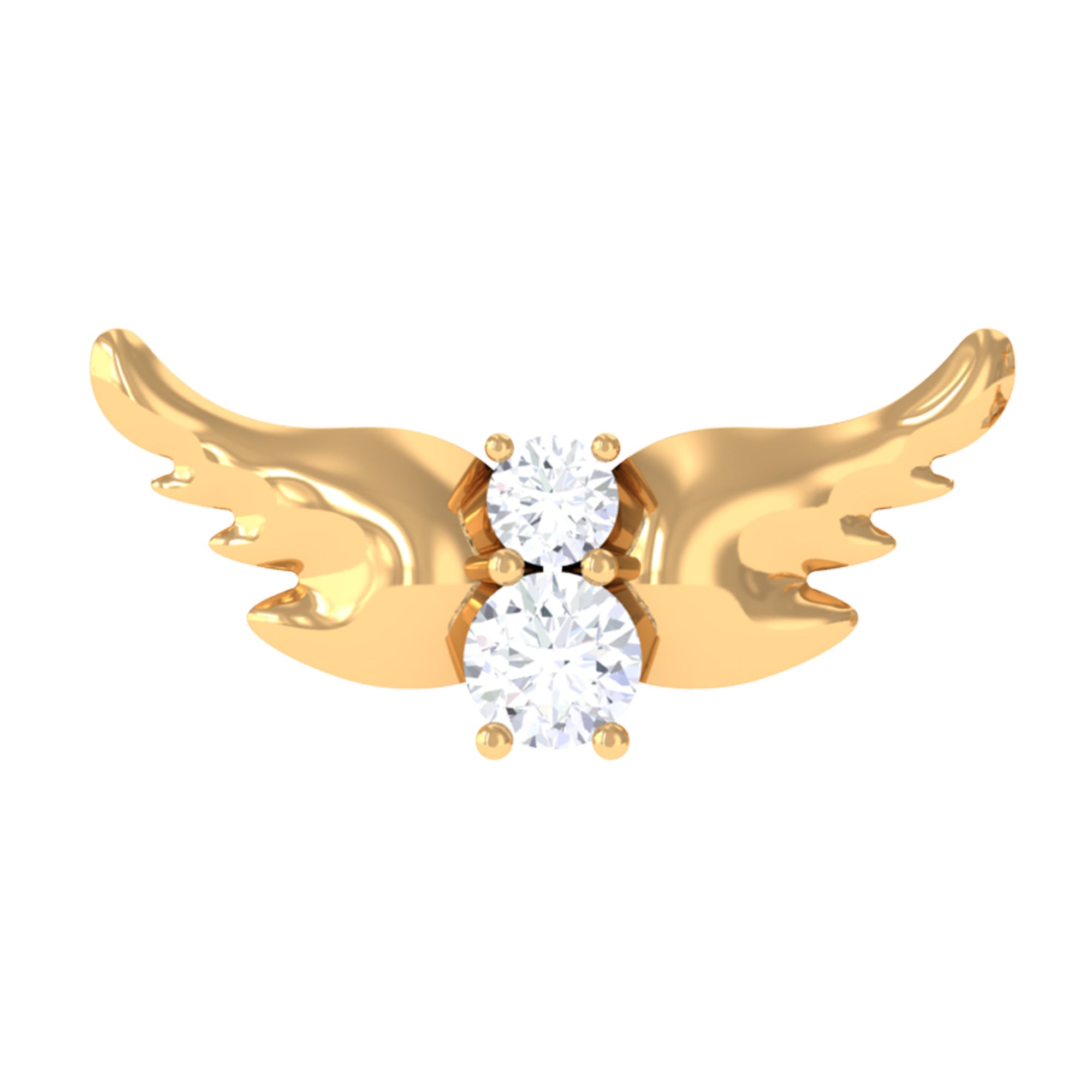 Animal Inspired Diamond Bird Earring for Helix Piercing