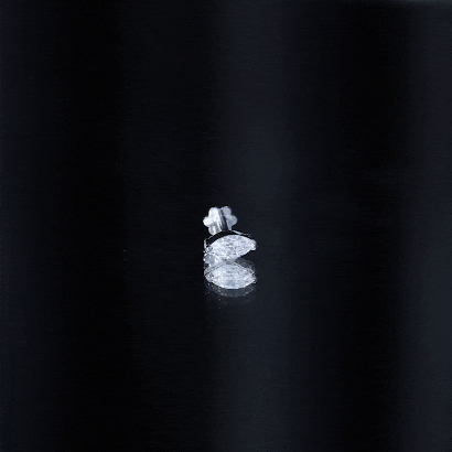 Minimalist Marquise Moissanite Tragus Earring