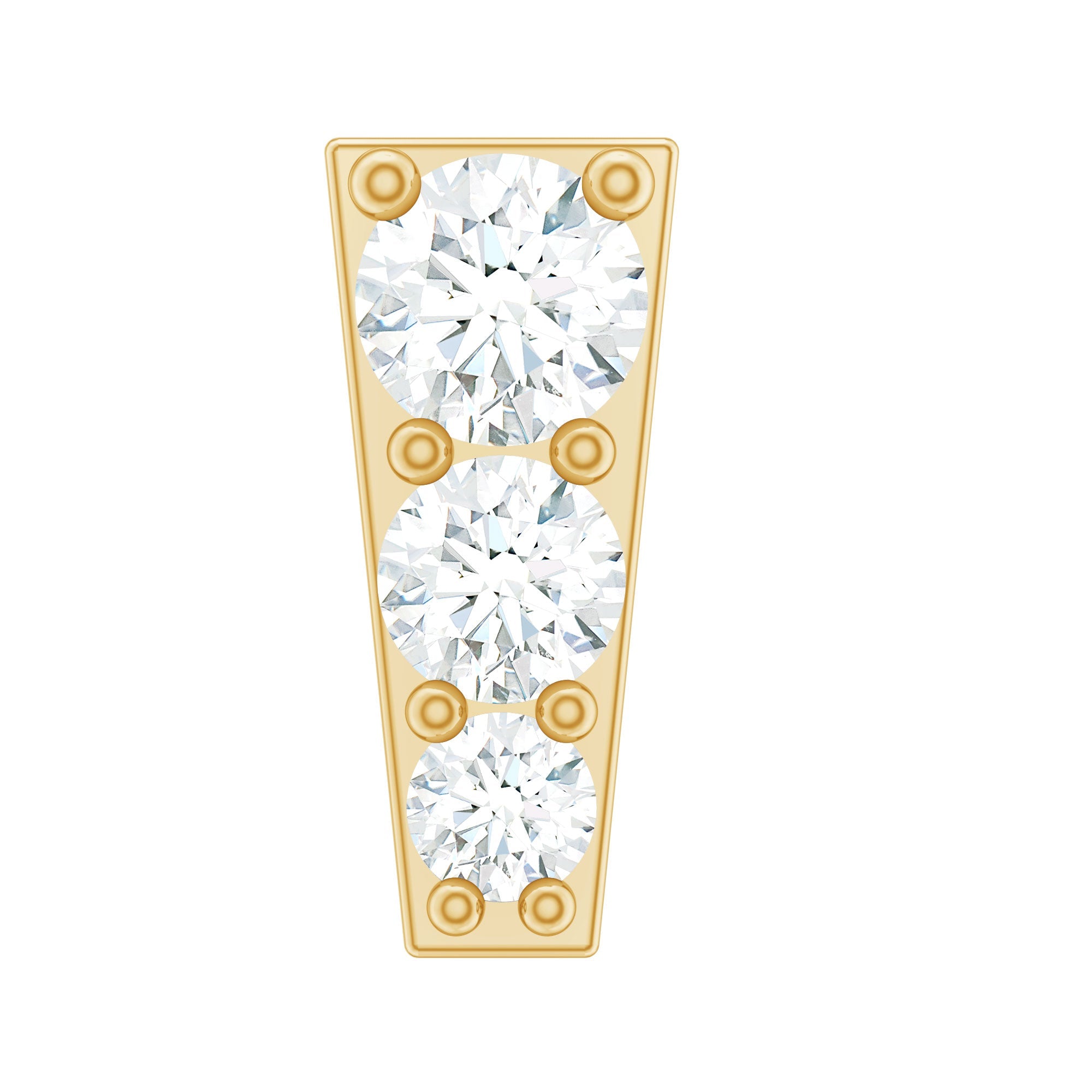 Minimal Diamond Unique Earring for Tragus Piercing