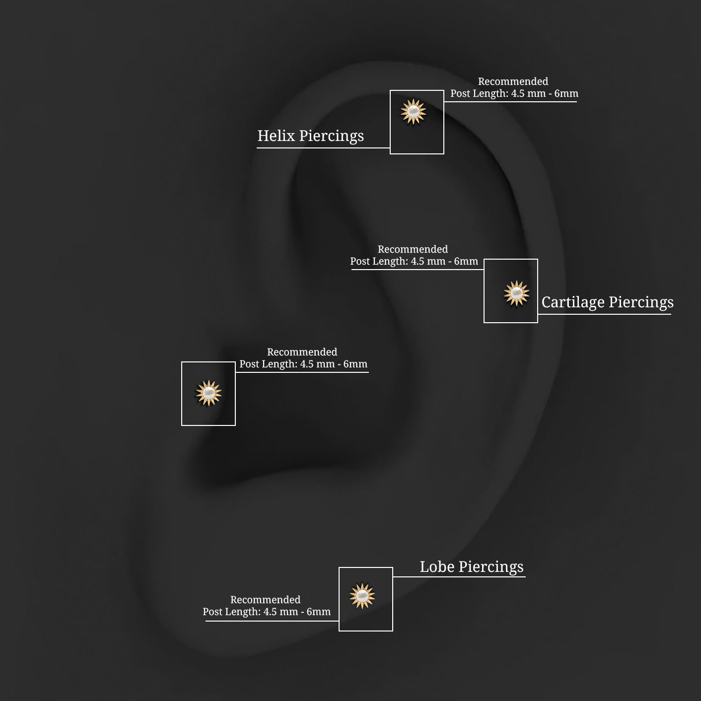 Natural Freshwater Pearl Sun Conch Earring