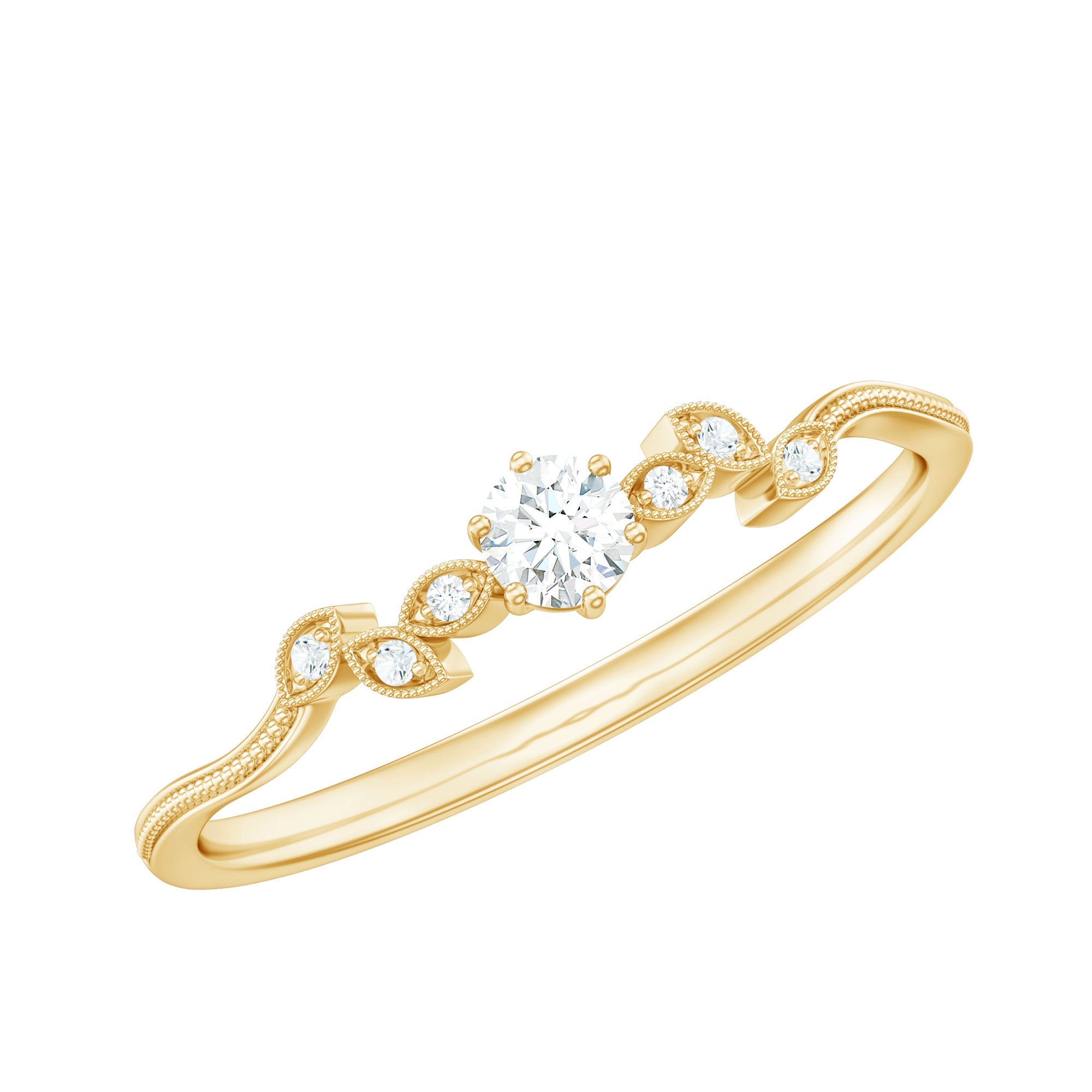 Certified Lab Grown Diamond Minimalist Promise Ring