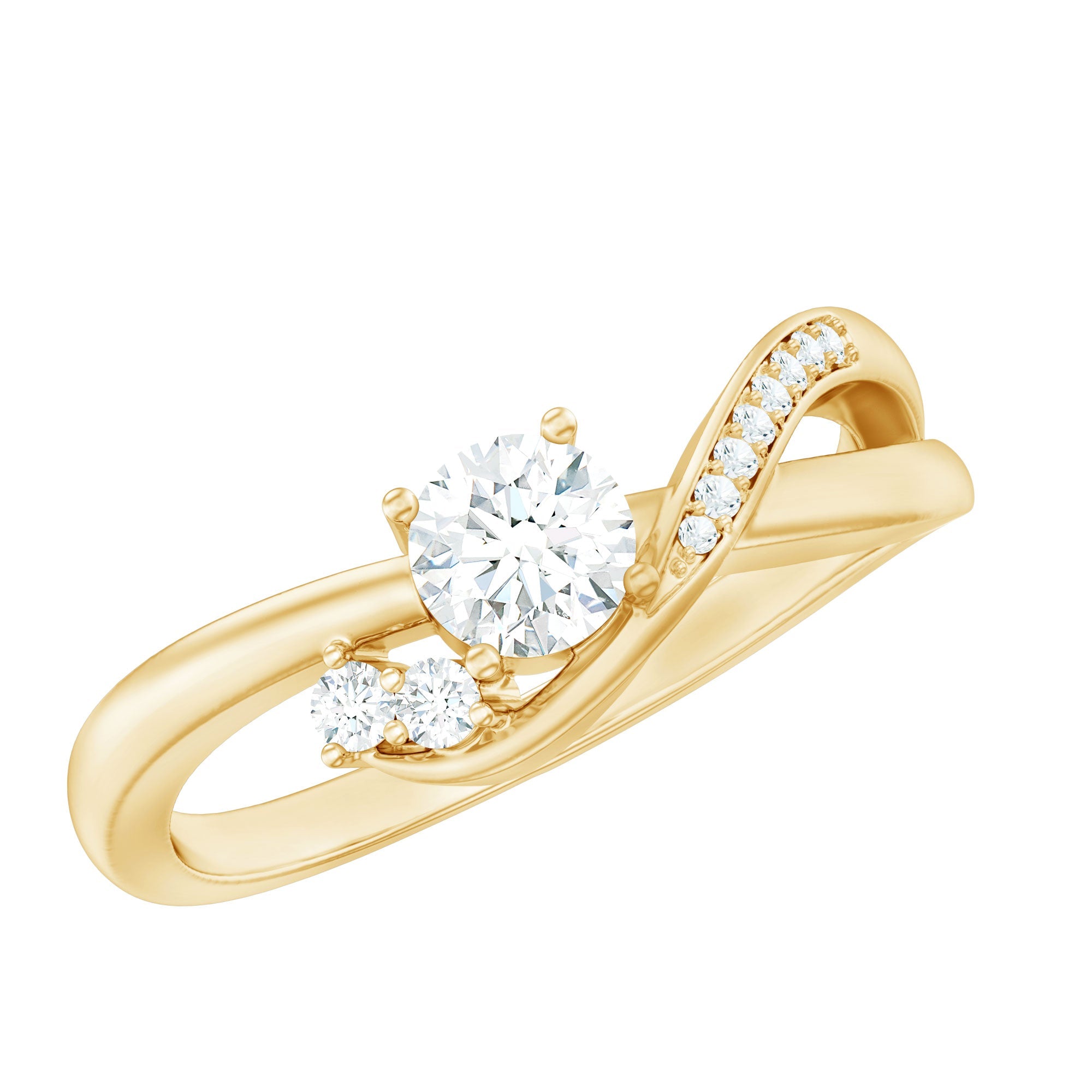 Certified 5 MM Lab Grown Diamond Proposal Ring For Women