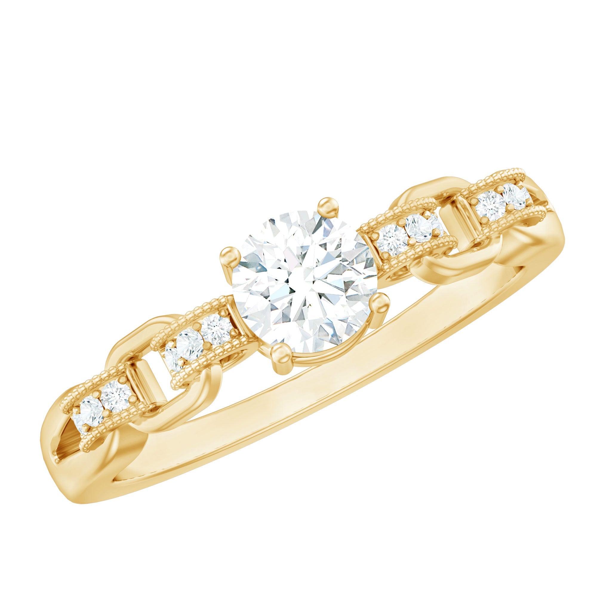 Certified 5 MM Lab Grown Diamond Promise Ring For Her