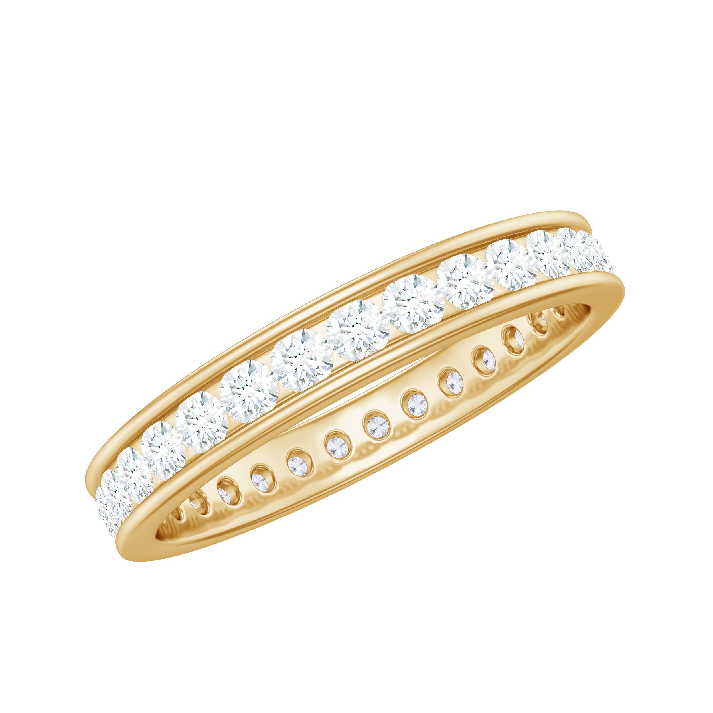 Lab Grown Diamond Wedding Eternity Band For Women