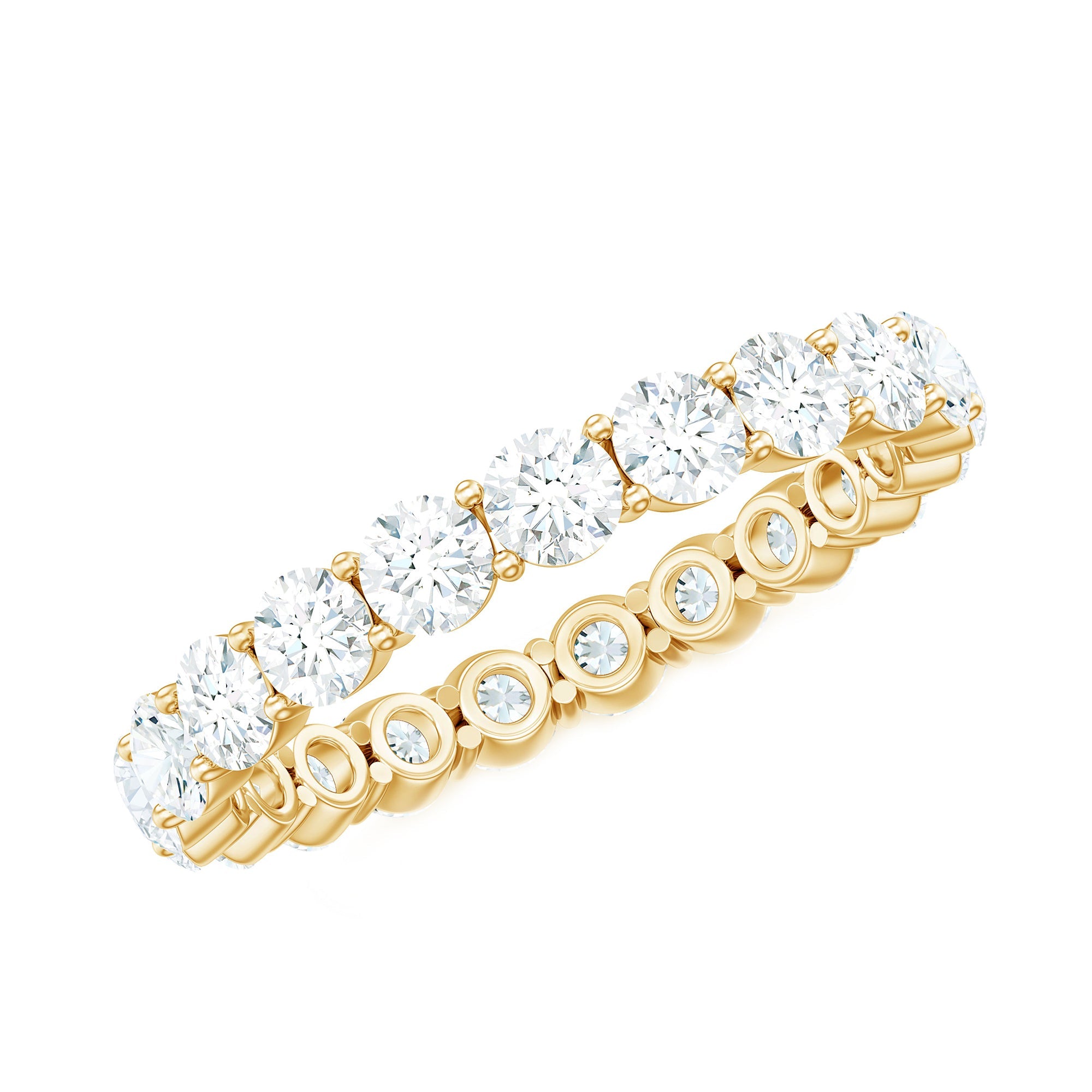 Certified Lab Grown Diamond Eternity Band for Women