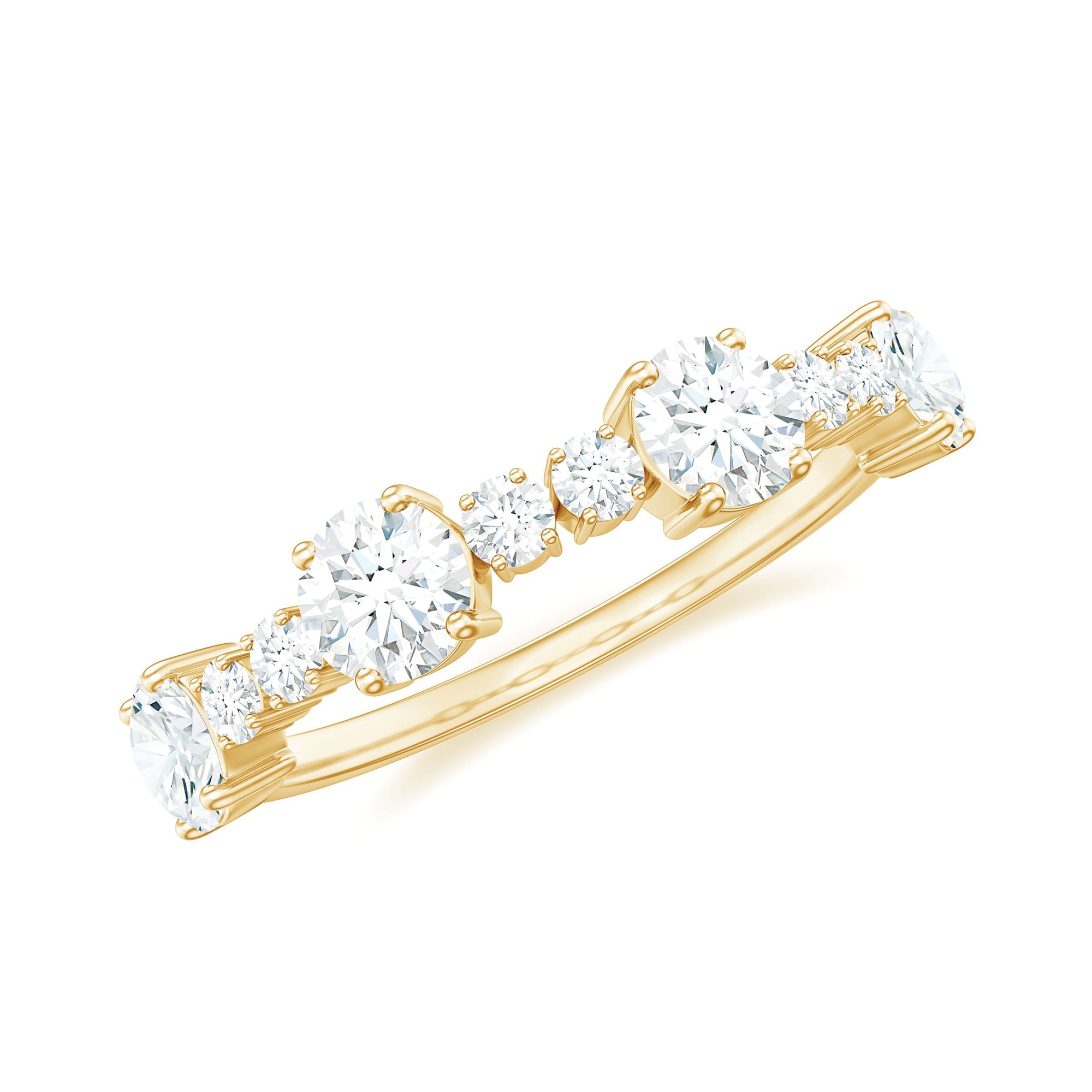 Lab Grown Diamond Stackable Eternity Ring For Women