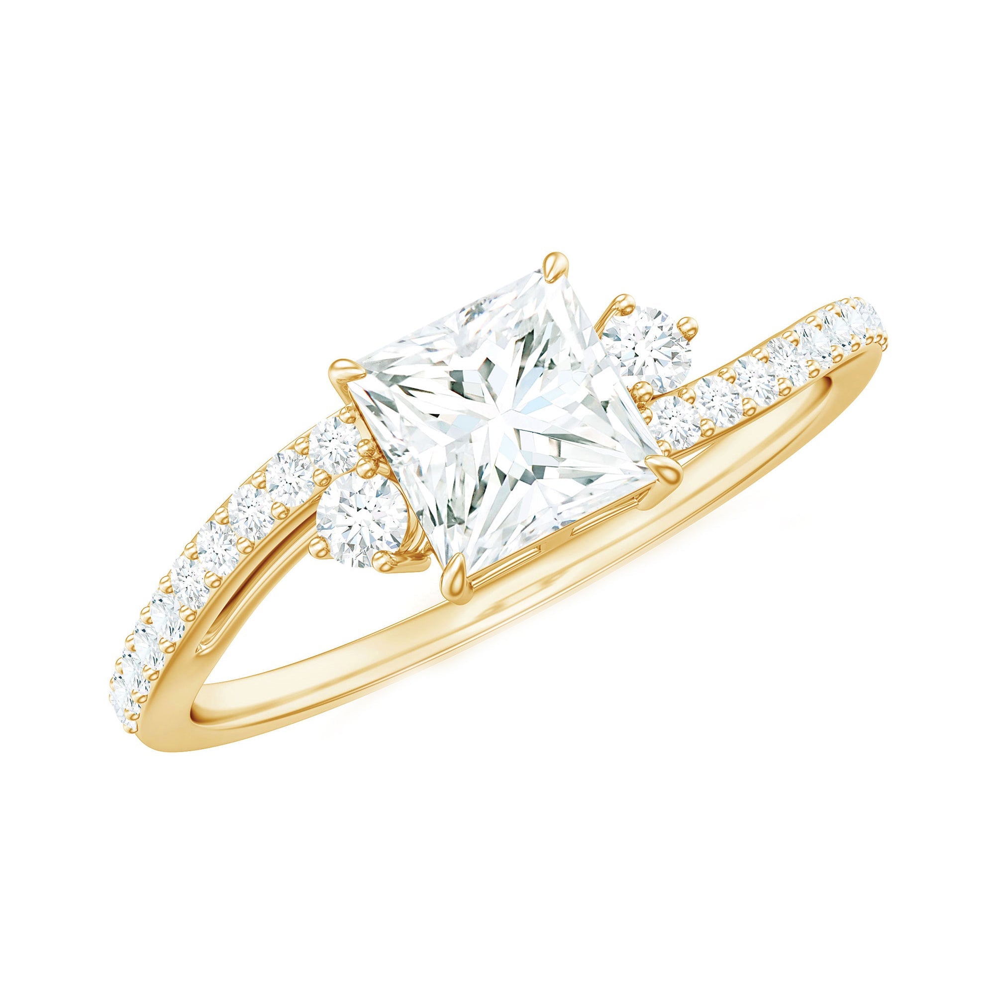 Certified Lab Grown Diamond Promise Engagement Ring