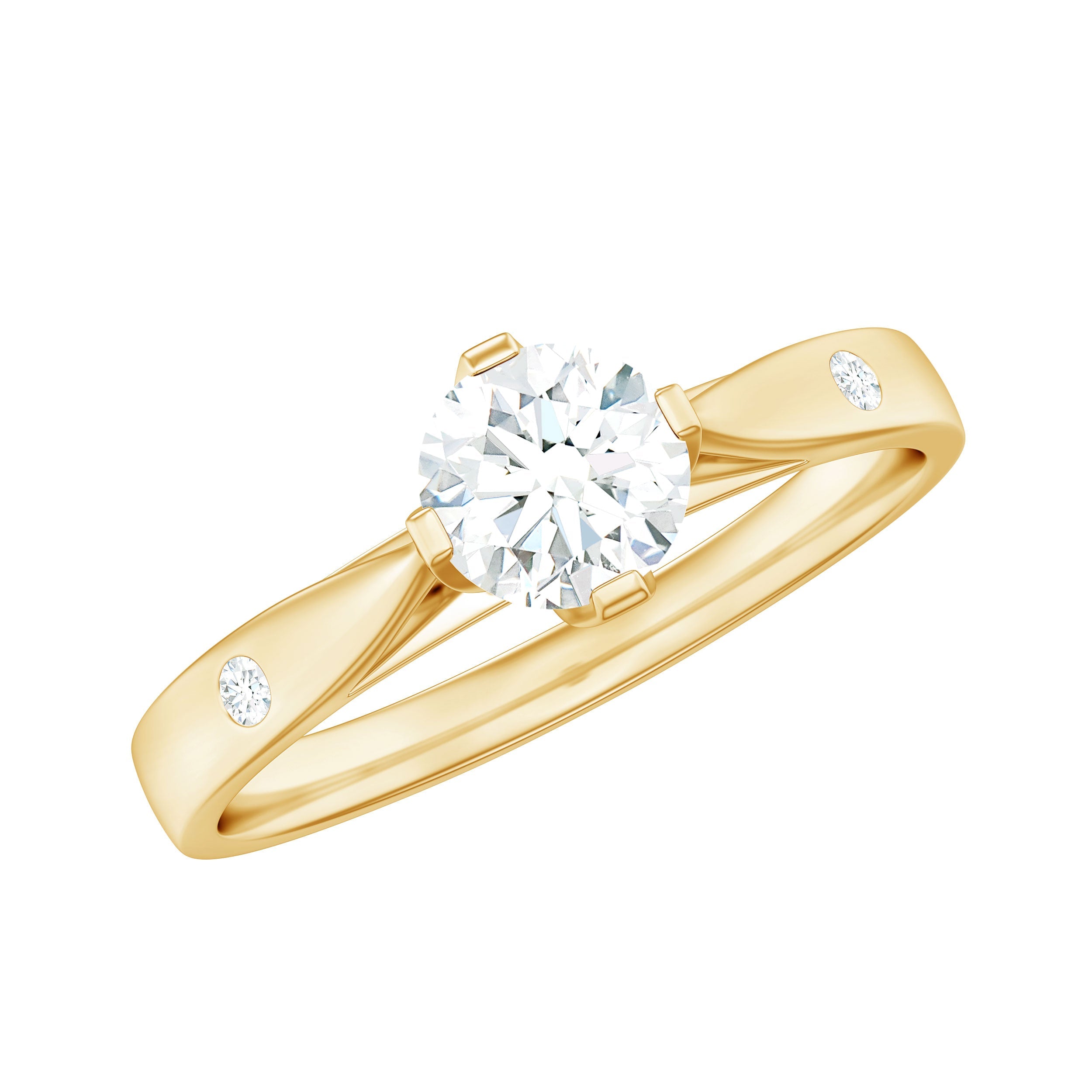 Lab Grown Diamond Solitaire Promise Ring