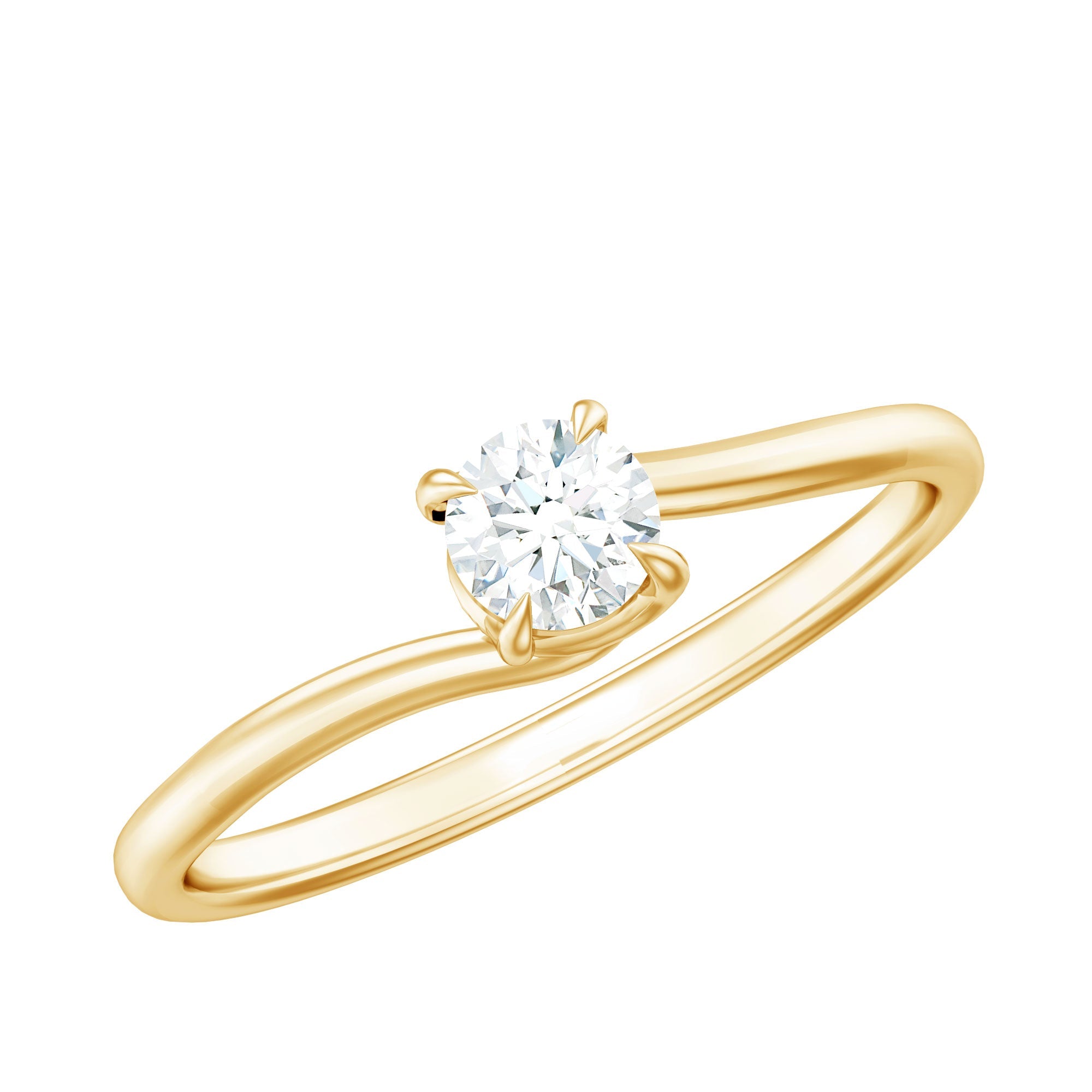 Solitaire Lab Grown Diamond Promise Ring