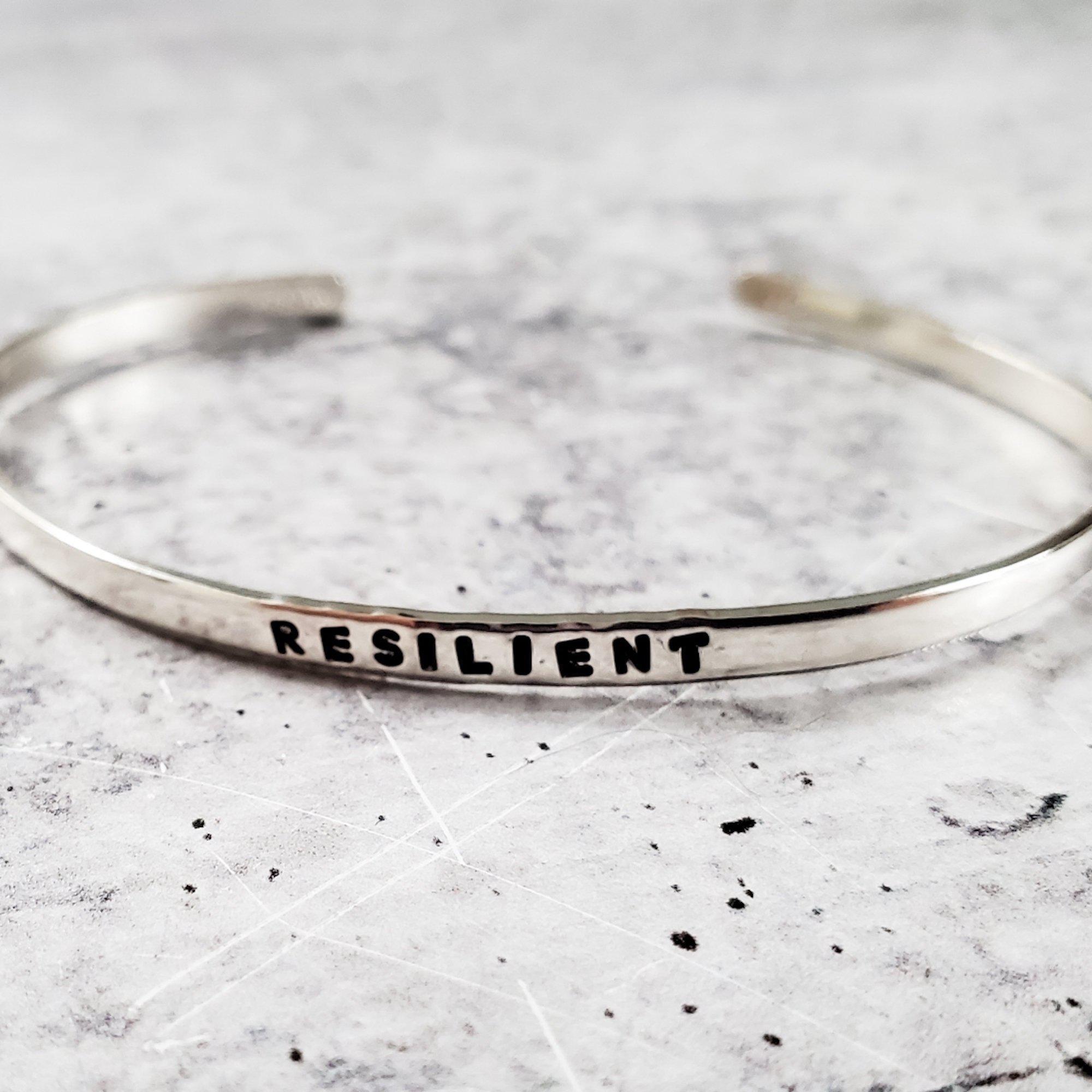 RESILIENT Skinny Cuff Bracelet