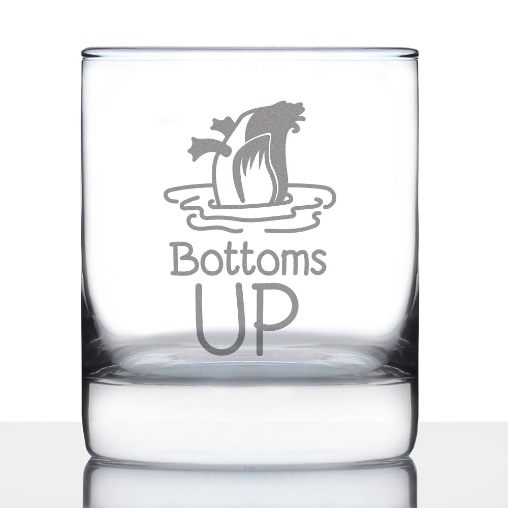 Bottoms Up - 10 Ounce Rocks Glass