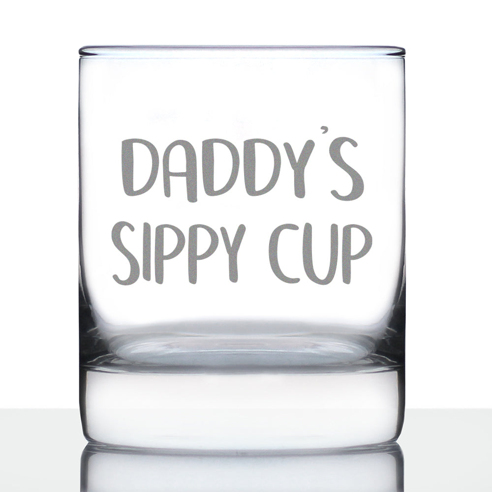 Daddy&amp;#39;s Sippy Cup - 10 Ounce Rocks Glass